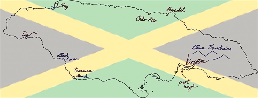 carte Jamaïque